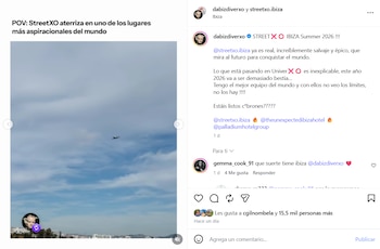 El chef anunciaba la apertura