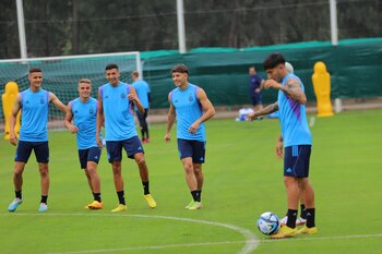 Argentina se entrenó en el