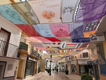 Los toldos de crochet cubren