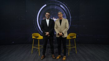 Adrián Cormillot junto a Hernán