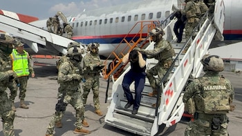 Grupo especial de la Marina realizó entrenamientos en el AICM rumbo a la Copa Mundial 2026