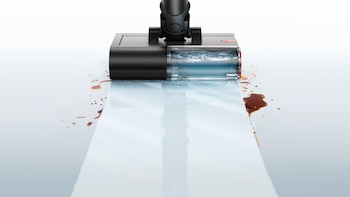 Este trapeador o fregona eléctrica