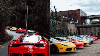 Los Rolls-Royce y Lamborghinis aparcan