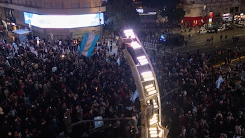En medio de los festejos por el triunfo de Argentina, hubo incidentes y detenidos en el Obelisco