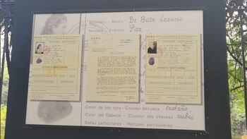 Documentos de los refugiados.