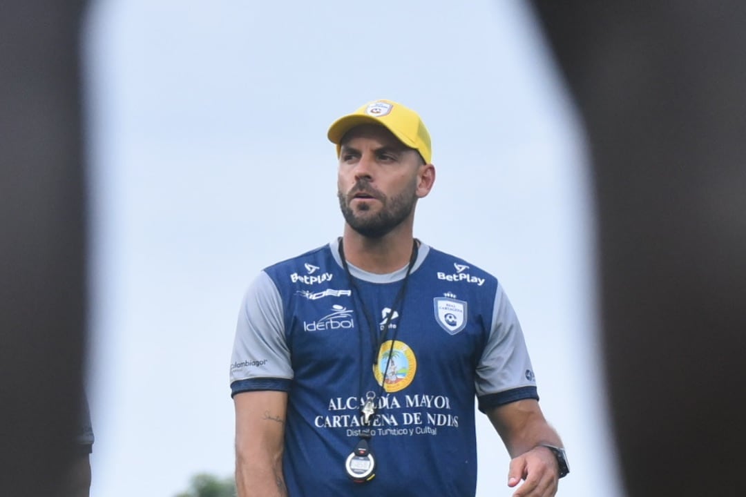 Viera dirigió 28 partidos con Real Cartagena, con un balance de 18 victorias, tres empates y ocho derrotas - crédito @realcartagena/Instagram