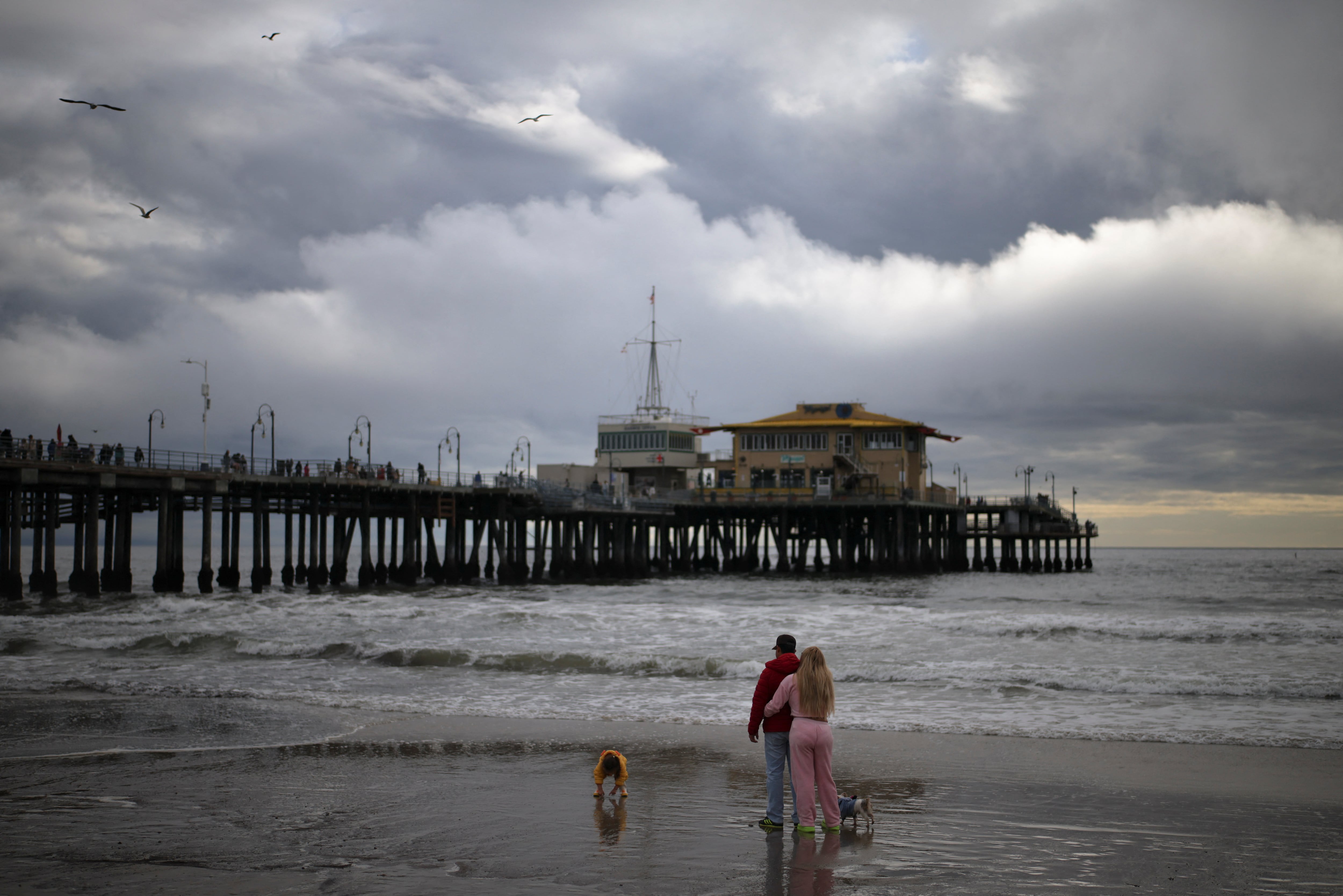 El Departamento de Salud Pública del Condado de Los Ángeles emitió una advertencia por niveles elevados de bacterias en varias playas de Los Ángeles desde el 8 de julio de 2026. (REUTERS/Daniel Cole)