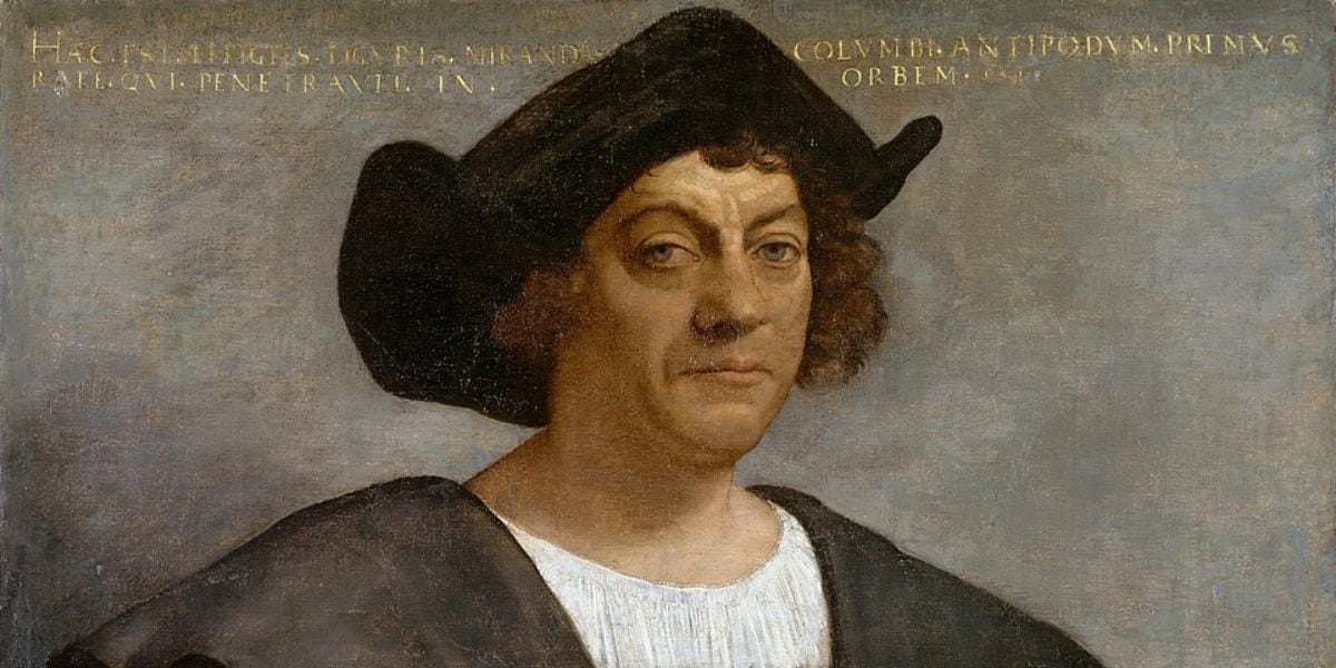 Cristóbal Colón en un óleo sobre lienzo de Sebastiano del Piombo, fechado en 1519 (Crédito: Wikipedia)
