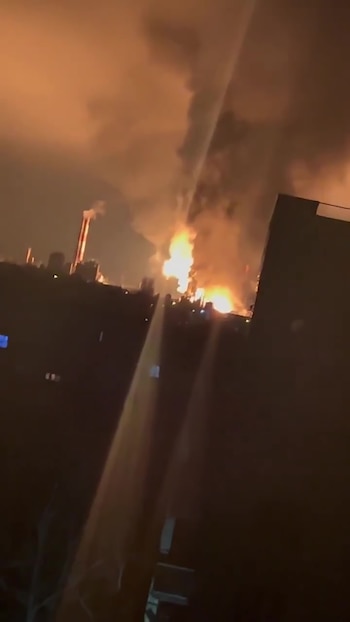 Drones ucranianos atacaron una planta petroquímica en Stávropol, zona industrial del Cáucaso norte capturas