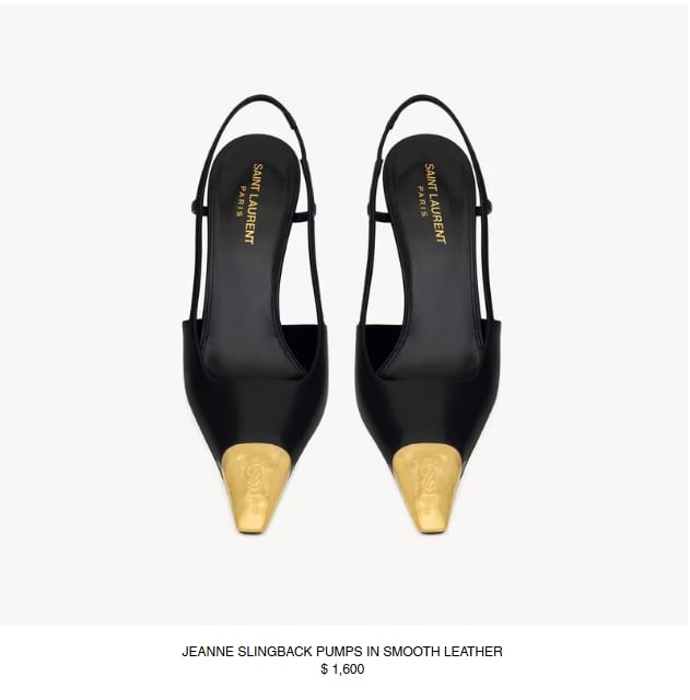 Los zapatos que lució la conductora durante la gala de eliminación de MasterChef Celebrity. Un diseño de Saint Laurent valuados en 1.600 dólares