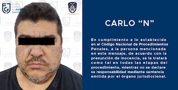 Carlo "N" fue aprehendido por