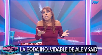 “Não sabemos o que vocês vão tolerar”: avisou Magaly Medina Alejandra Baigorria. Captação: Magaly TV La Firme.