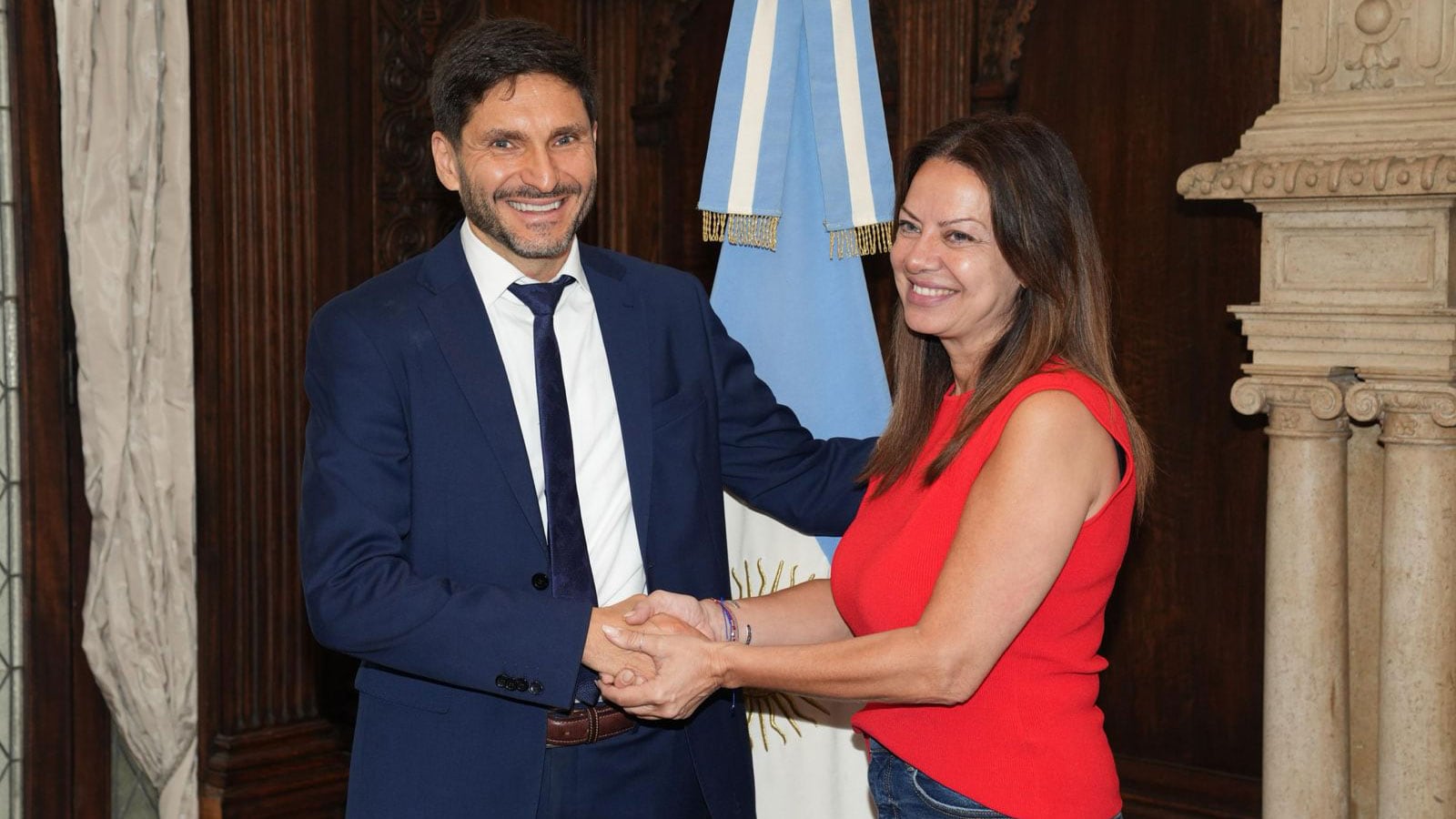 Maximiliano Pullaro y Sandra Pettovello acordaron el pago de la deuda que ANSES tiene con Santa Fe