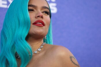 Singer Karol G attends the