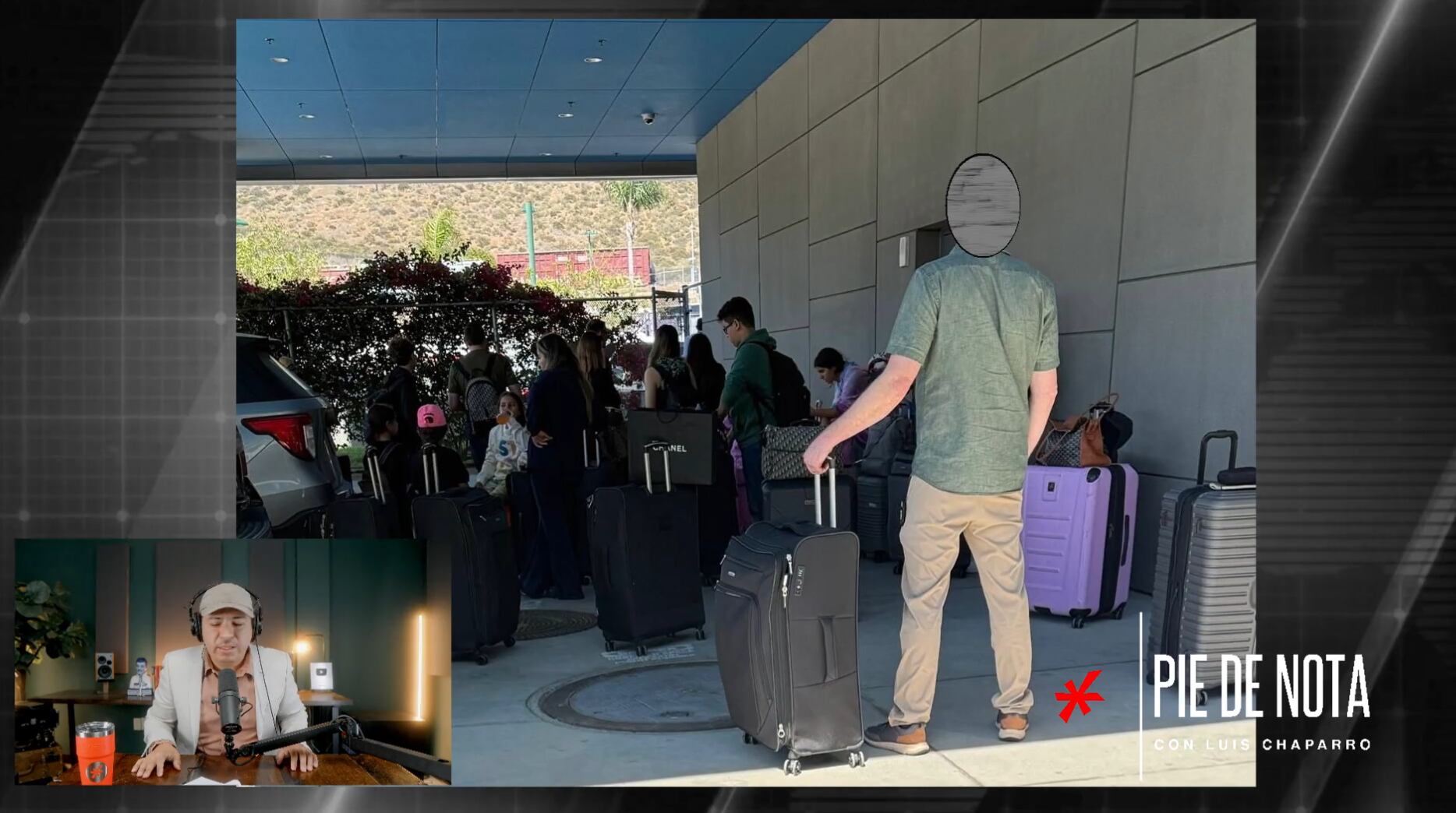 Chaparro reveló la información y fotografías a través de su noticiario (X/@Piedenota)