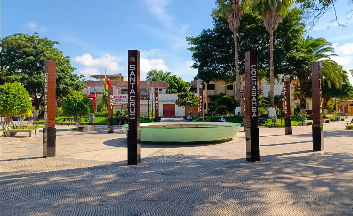 La plaza da San José de Pocitos donde ocurrió la balacera