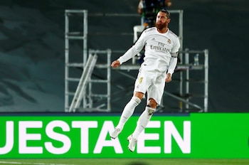 Sergio Ramos celebró su golazo