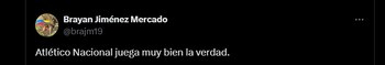 Reacciones Atlético Nacional Vs. Millonarios