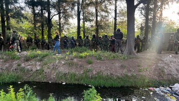 El despliegue policial