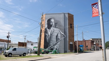 john Coltrane Mural