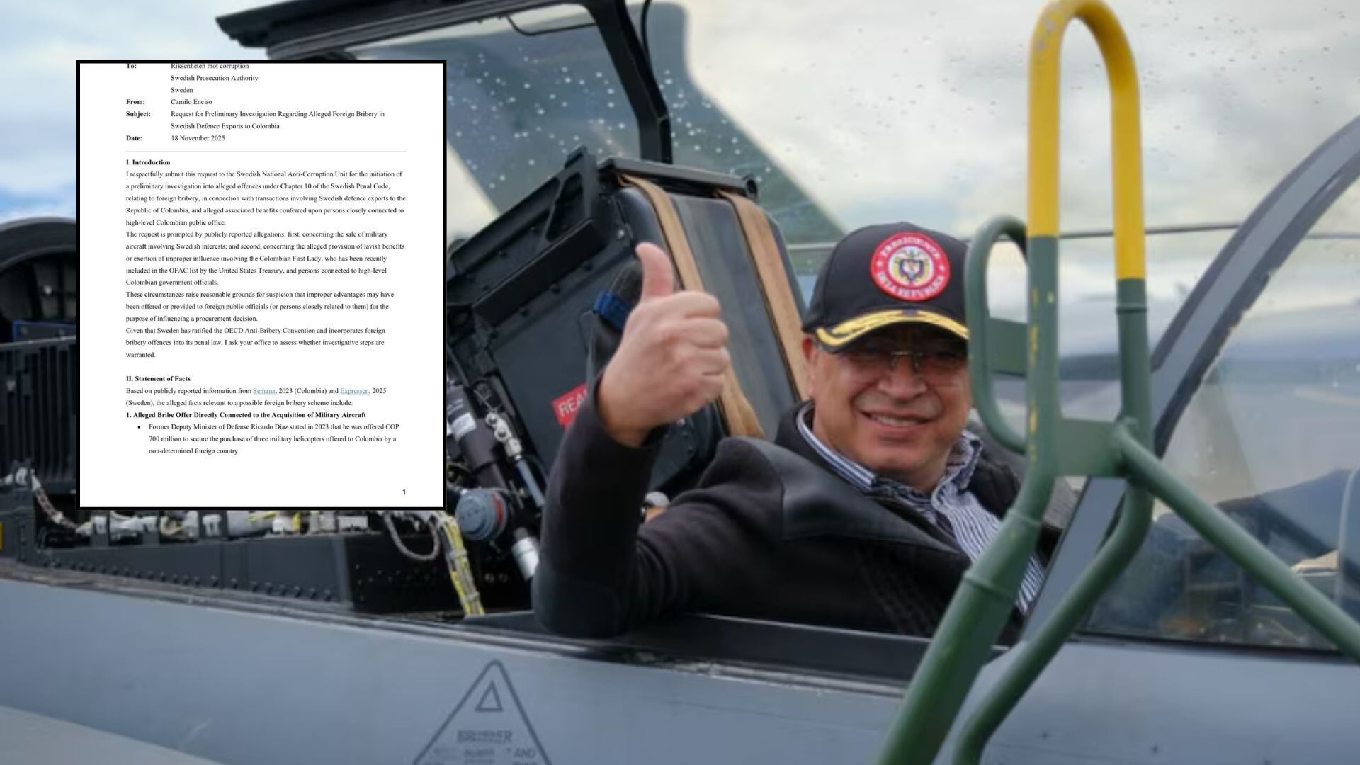 La petición fue presentada por Camilo Enciso, fundador del Instituto Anticorrupción de Colombia - crédito Presidencia de la República y X