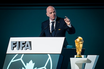Infantino había anticipado semanas atrás que irá por la reelección en las elecciones del 2027 (Foto: EFE/EPA/BOB FRID)