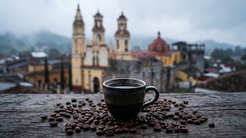 Café cultivado bajo la niebla, cascadas y fincas centenarias: el pueblo mágico de México ideal para los amantes de esta bebida