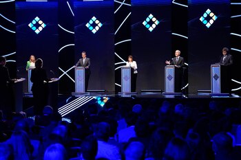 El primer debate en Santiago