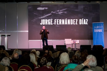 Jorge Fernández Díaz en la Feria del Libro
