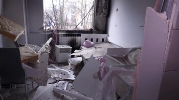 En Dnipro, enfermeras y pacientes