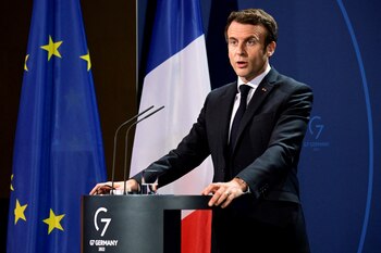El presidente francés Emmanuel Macron (REUTERS)