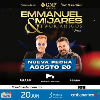 Los cantantes se presentarán una