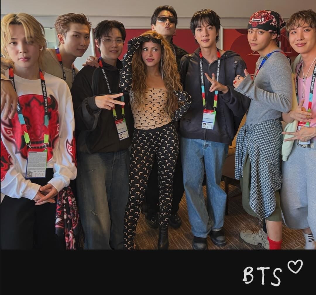 Shakira emocionó a sus fans con la compañía que tuvo durante el Mundial 2026: desde Beyoncé hasta BTS