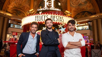 Los actores Nicolas Cabré, Michel