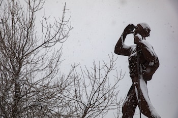Nieve en el Puerto de