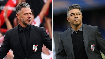 Demichelis y Gallardo, los dos