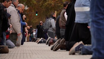Primer Rosario exclusivo de hombres