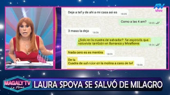 Magaly Medina cuestiona versión de