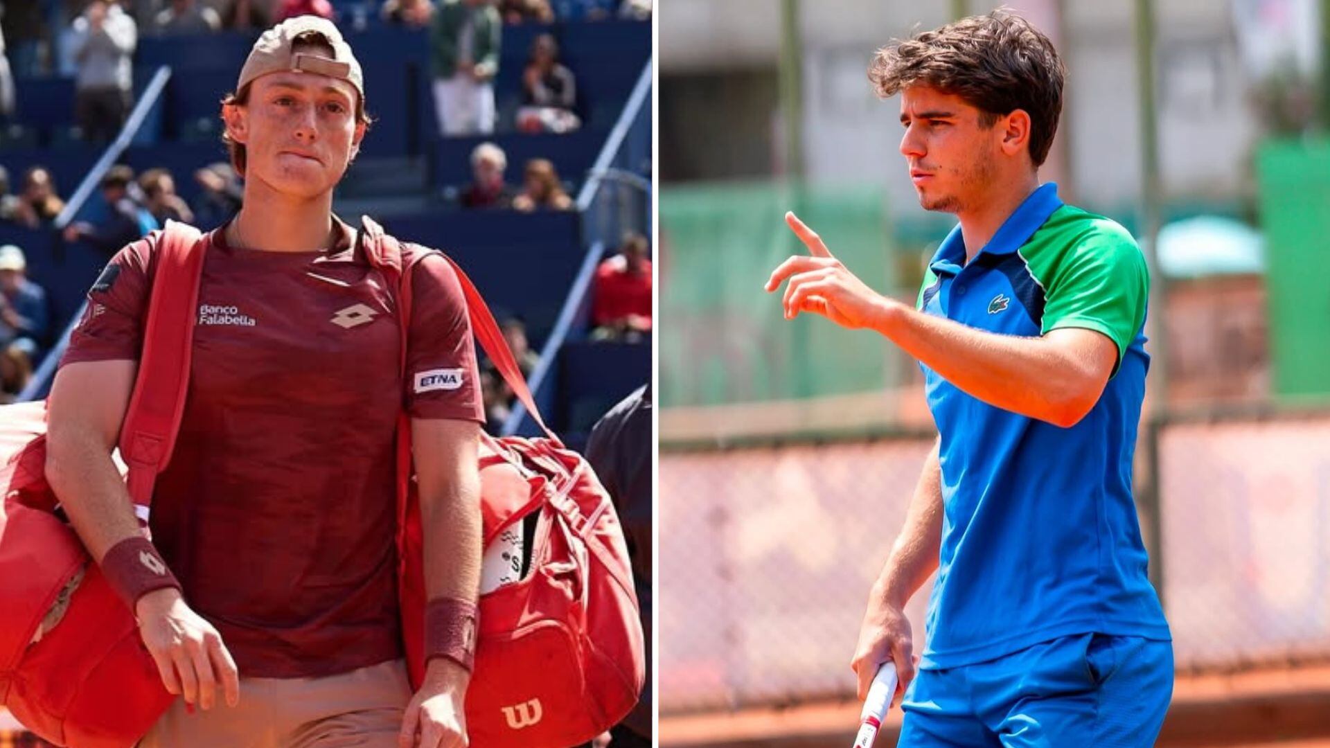 Ignacio Buse vs Thomas Faurel: día, hora y dónde ver partidos por octavos de final del Challenger 175 de Aix-en-Provence 2026. Crédito: Instagram de ambos jugadores.