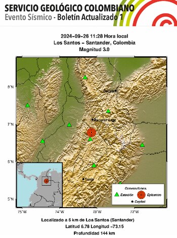 El SGC registró una réplica