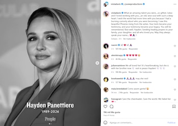 Celebridades despiden a Hayden Panettiere