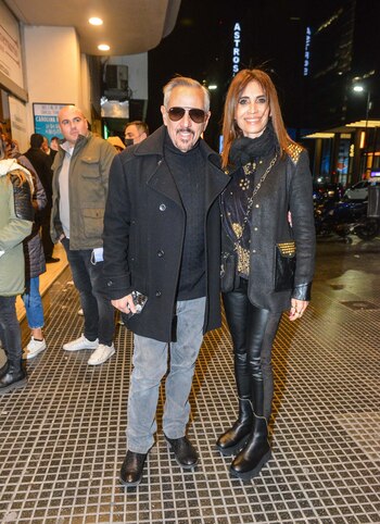 Alejandro Lerner y su pareja