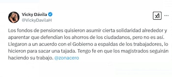 Vicky Dávila aseguró que los