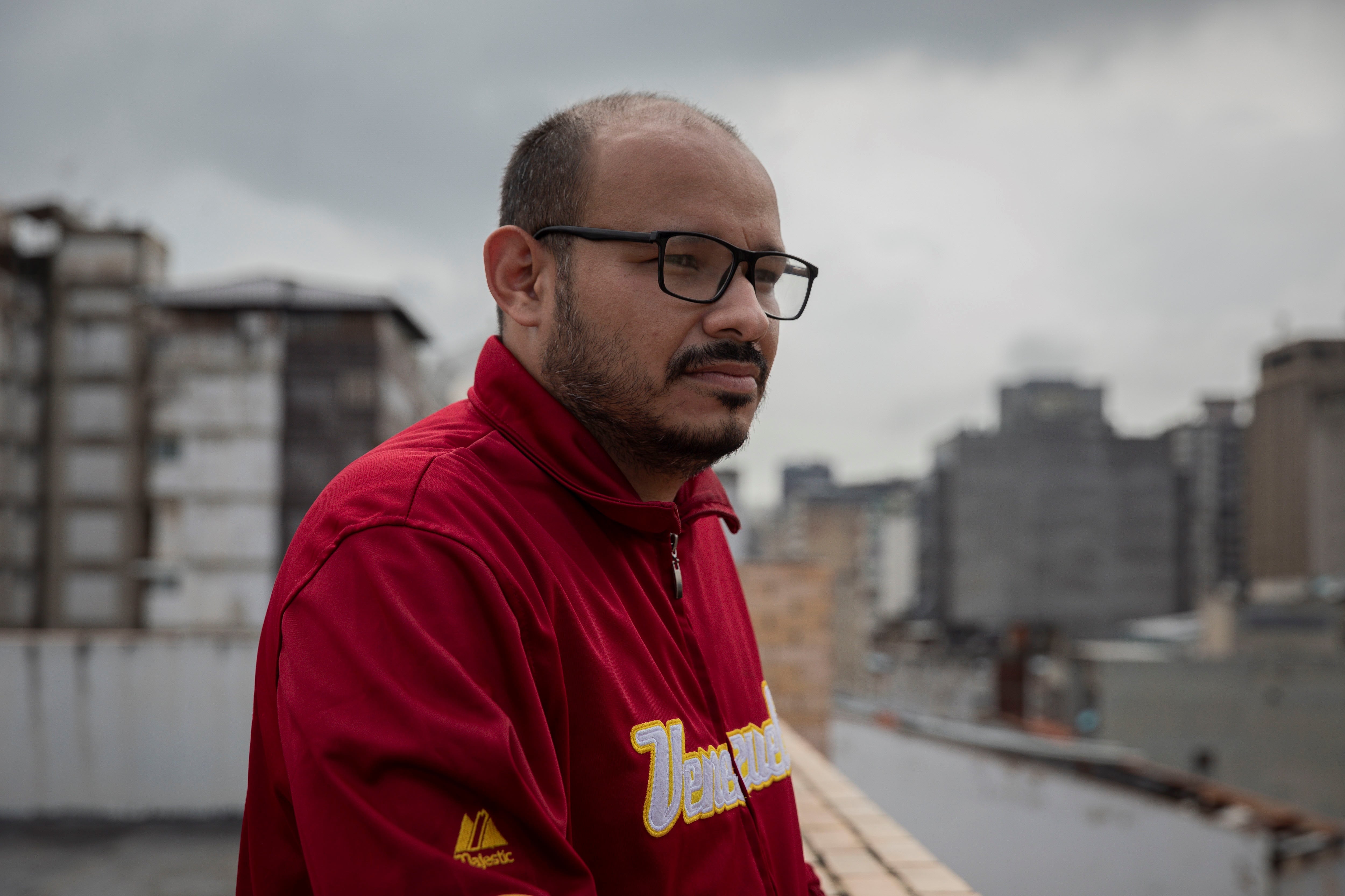 El coordinador del Frente en Defensa del Norte de Caracas, Carlos Julio Rojas, en una fotografía de archivo. EFE/Rayner Peña R.