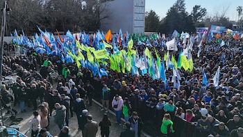 La militancia se acercó a