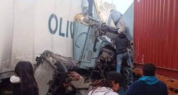 Uno de los conductores sufrió