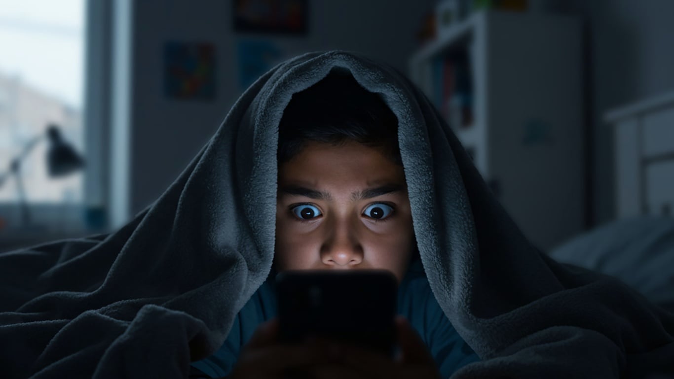 El 95% de los menores en Argentina tiene un teléfono con acceso a la red, con un inicio promedio a los 9 años (Imagen ilustrativa Infobae)