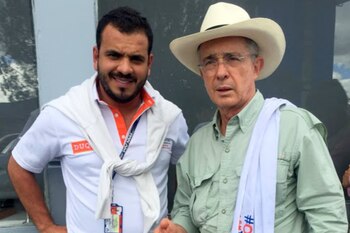 El piloto publicó varias fotografías