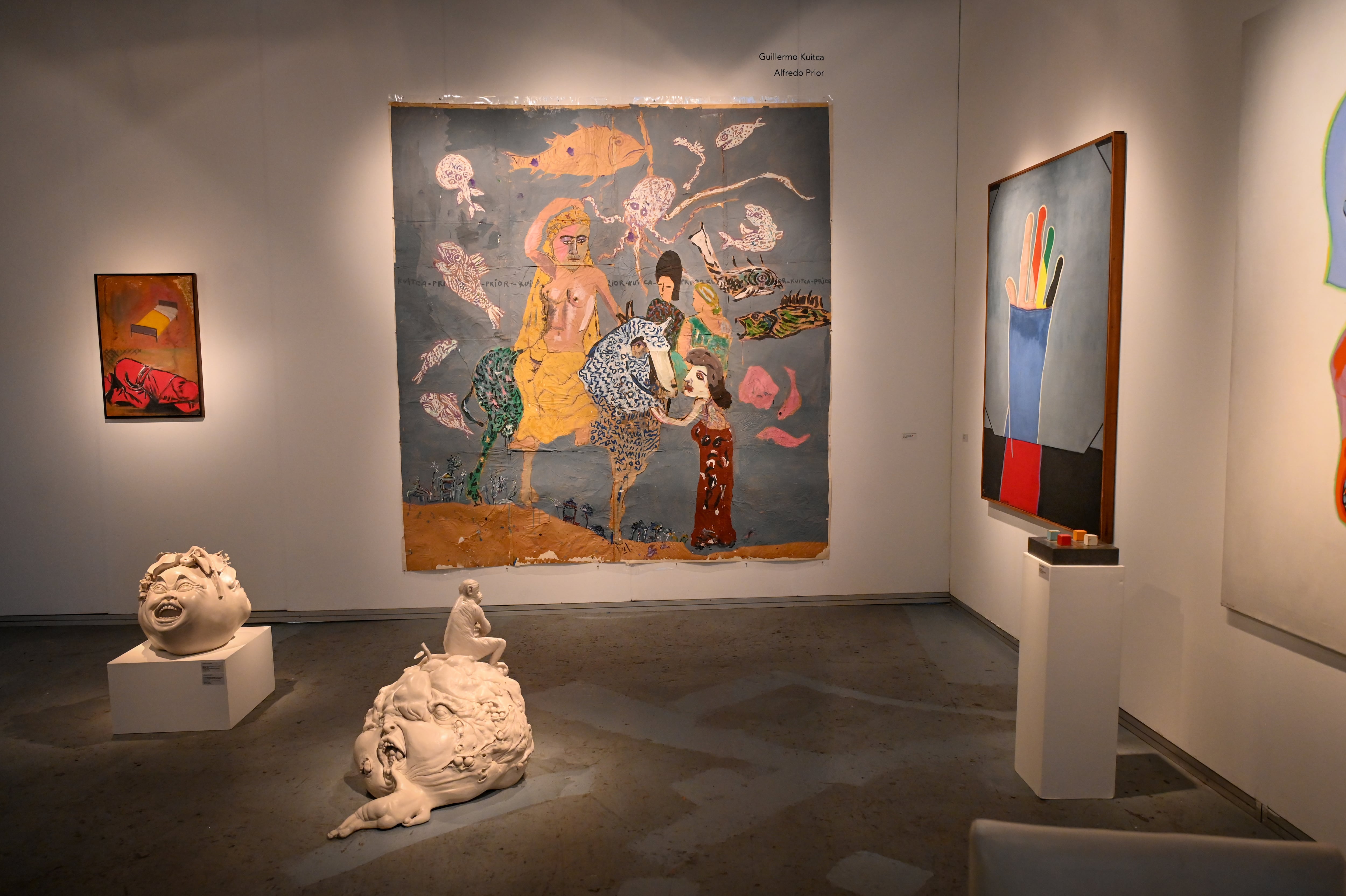 “El rapto de Europa” (1985), de Alfredo Prior y Guillermo Kuitca