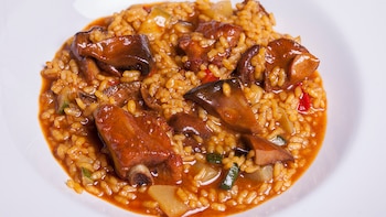 El guiso de arroz con